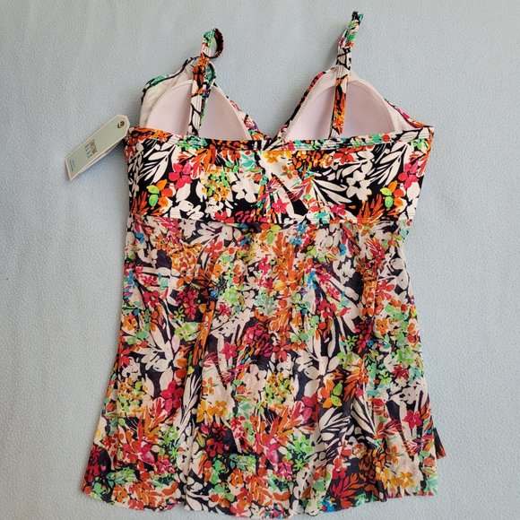 48. Christina tankini "pink rose", Size 16. NWT - Picture 2 of 4